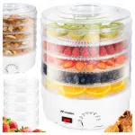 Maisto džiovyklė, 500 W, 5 padėklų, vaisiams, daržovėms, žolelėms