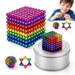 Magnetiniai rutuliukai Neocube, 3 mm, 512 vnt., vaivoryk&scaron;tiniai