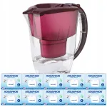 Vandens grafinas Aquaphor Amethyst 2,8 l su 10 vy&scaron;nių spalvos filtrais