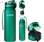 Vandens butelis su filtru Aquaphor City, 0,5 l, žalias