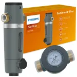 Vandens filtras visam namui PHILIPS AWP1830, mechaninis, 40 &micro;m, su manometru