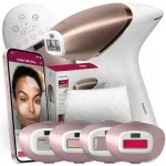 Lazerinis epiliatorius Philips Lumea 9900, moterims, &scaron;viesių plaukų &scaron;alinimui, su 4 antgaliais