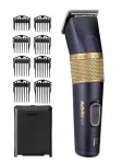 Plaukų ir barzdos kirpimo ma&scaron;inėlė Babyliss Power 8, belaidė, su 8 antgaliais