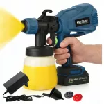 Dažymo purk&scaron;tuvas sienoms ir tvoroms, belaidis, 21 V, 2 Ah, 800 ml, universalus