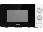 Mikrobangų krosnelė GORENJE MO17E1W, 17 l, 700 W, balta, AquaClean