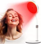 Infraraudonųjų spindulių LED lempa 660/850 nm, 100 LED, su stoveliu, raudonos &scaron;viesos terapijai