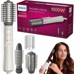 Plaukų džiovintuvas su garbanojimo &scaron;epečiu PHILIPS, 1000 W, jonizacija, 2 antgaliai