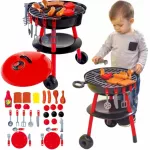 Vaiki&scaron;kas žaislinis grilis su 32 priedais, MOCHTOYS