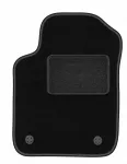 Juodas veliūrinis vairuotojo kilimėlis Alfa Romeo Giulietta 2010&ndash;2020 LUX