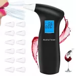 Skaitmeninis alkotesteris su LCD ekranu ir 12 kandiklių