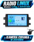 Automagnetola Suzuki SX4 2006&ndash;2012 su CarPlay, Android Auto ir kamera