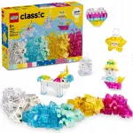 LEGO Classic 11040 magi&scaron;kų kaladėlių rinkinys su permatomomis detalėmis + PDF katalogas