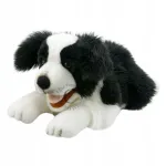 Mink&scaron;tas lėlė-&scaron;ilkinis &scaron;uo Collie, 44 cm, Puppet Company 3007