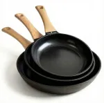 Keraminių keptuvių rinkinys ZWIEGER Black Stone, 3 vnt., indukcinėms viryklėms, A798