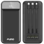 I&scaron;orinė baterija 20000 mAh, 4x USB, USB-C, greitas įkrovimas