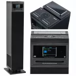 Belaidė kolonėlė AKAI Aerobeat Pillar, 60W, Bluetooth, CD, FM, Qi, USB, MP3, AUX