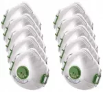 Pusė veido dulkių kaukė FFP3 Oxyline X 310 SV su vožtuvu, 10 vnt.