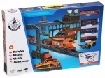 Žaislinis traukinys Loco Toys, su baterijomis, su 4,5 m bėgiais