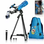 Teleskopas AR 70/400 AZ JUNIOR, mėlynas, su kuprine