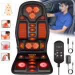 Masažinis kilimėlis automobiliui su vibracija ir &scaron;ildymu