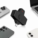 USB-C tachografo kortelių skaitytuvas Tacho Rotary i&scaron;maniajam telefonui