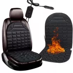 Automobilio &scaron;ildoma sėdynės pagalvėlė, 12V, dviguba