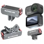 Adapteris su magnetiniu laikikliu 1/4'' GoPro, tinkamas DJI Osmo Nano 360, Action 5, 4, 3