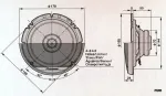Automobiliniai garsiakalbiai PIONEER TS-G1710F, 280 W, 16,5 cm