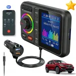 Automobilinis Bluetooth FM siųstuvas, 2x USB QC3.0, MP3, AUX, laisvų rankų įranga