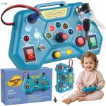 Edukacinė Montessori lavinamoji lenta su LED jutikliu