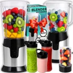 Virtuvinis trintuvas CHALICE, 1,4 l, 300 W, nerūdijantis plienas, 3 indai, 10 funkcijų