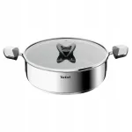 Gili keptuvė su dangčiu TEFAL Emotion+ E3337145, 26 cm, 4,4 l, tinka indukcijai, plieninė