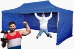 Lauko palapinė 3x4,5 m, 38 kg, automatinė, STRONG GARDEN