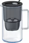 Stiklinis ąsotis 2,5 l AQUAPHOR juodas su MAXFOR filtru