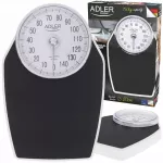 Mechaninės vonios svarstyklės ADLER AD8177, juodos, iki 150 kg, padala 1 kg