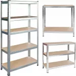 Metalinė sandėliavimo lentyna 180x100x50 cm, 875 kg, 2in1