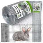 Suvirintas voljerų tinklas 13x13x0,8 mm, 25 m&sup2;, narvams, apsauga nuo graužikų