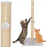 Katės draskyklė NUXIE, 104 cm, XL, su sizaliniu stulpu ir kamuoliuku, didelė, stabili