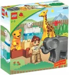 LEGO DUPLO Ville 4962 mažasis zoologijos sodas: dramblys, baltasis lokys, liūtas, žirafa