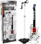 Elektrinė gitara vaikams su mikrofonu, stovu ir &scaron;viesa 9010C