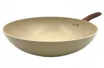 Nesvylanti keptuvė Smukee 26 cm, tinka indukcijai ir dujoms, smėlio spalvos