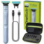 Elektrinė barzdos skutimo ir formavimo ma&scaron;inėlė PHILIPS OneBlade QP1324/20 su dėklu