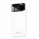 I&scaron;orinė baterija BWOO, 10000mAh, 22,5W, balta, greitas įkrovimas