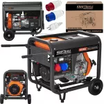 Trijų fazių dyzelinis generatorius KRAFT 7000W 7kW 230V/400V