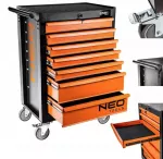 Įrankių vežimėlis NEO TOOLS, 7 stalčiai, be įrankių