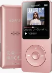 Bluetooth muzikos grotuvas 32GB, FM radijas, rožinis auksas, Hi-Fi garsas