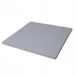 Gimnastikos čiužinys 120x120x5 cm, dviejų dalių, pilkas