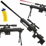 &Scaron;autuvas SNIPER RIFLE, 115 cm, plastikiniai &scaron;oviniai, su lazeriu