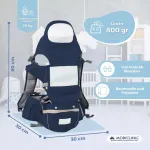 Kūdikių ne&scaron;ynė MOBICLINIC, 6 viename, sulankstoma, medvilninė, 0&ndash;36 mėn.