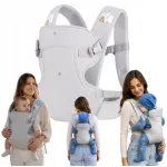 Ergonomi&scaron;ka kūdikio ne&scaron;ynė, 4in1, daugiafunkcė, ant klubų ir nugaros